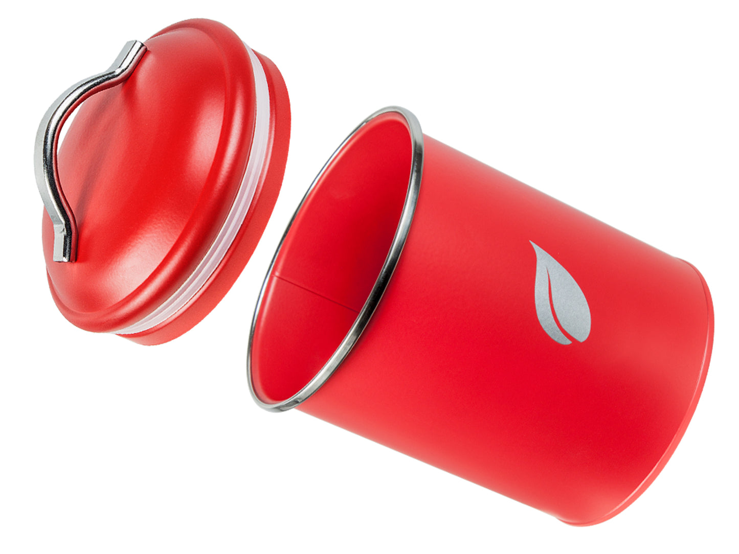Saf-Care Kitchen Canisters - Modern Kitchen Decoration of Canister Set with Multiple Preservation Purposes by Tight Sealed Lids, Set of 3, Valentine Red, Model-SC-002-Red