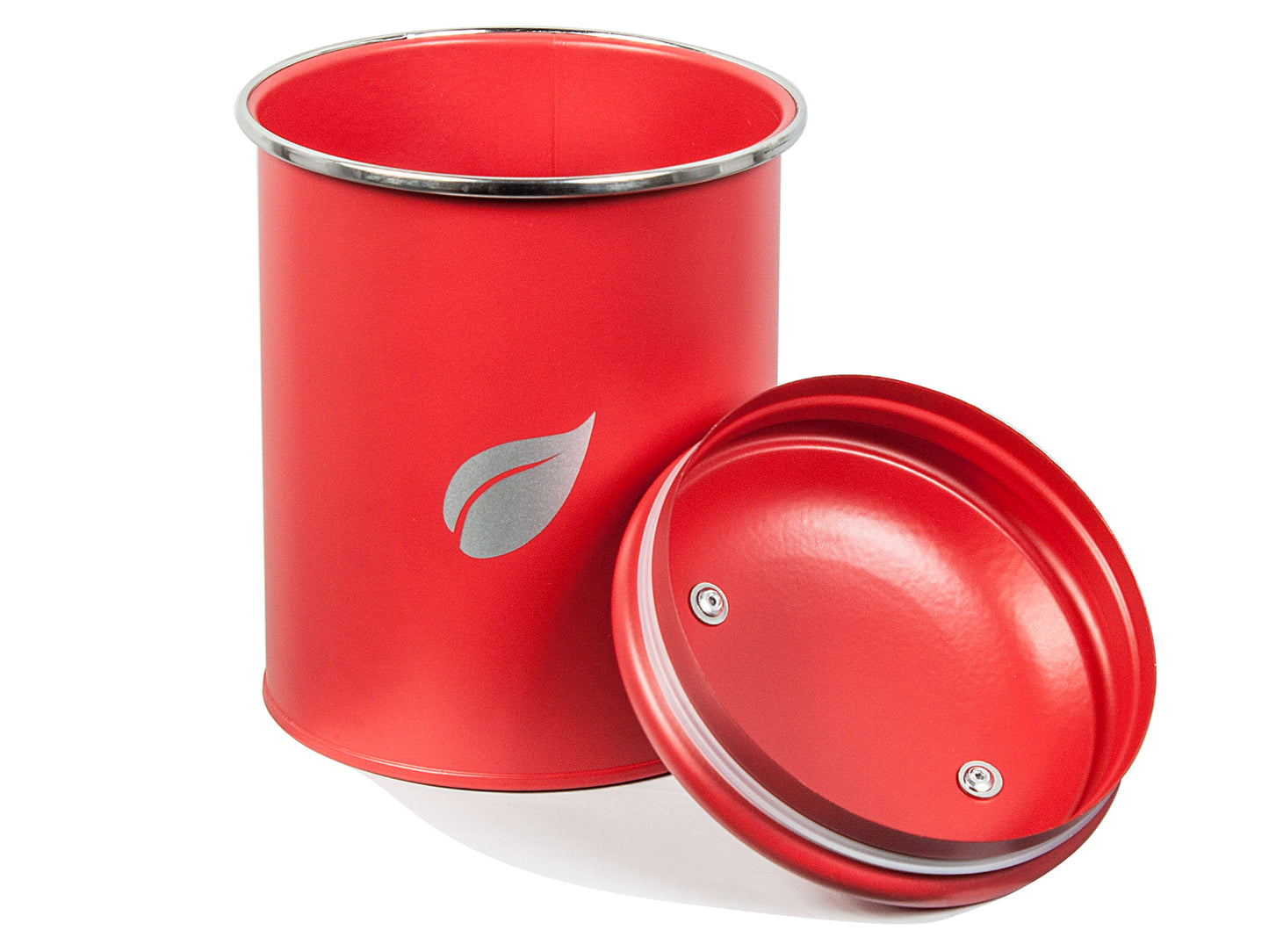 Saf-Care Kitchen Canisters - Modern Kitchen Decoration of Canister Set with Multiple Preservation Purposes by Tight Sealed Lids, Set of 3, Valentine Red, Model-SC-002-Red